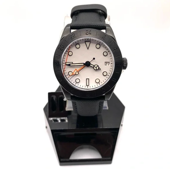 Custom Built GMT Seiko Mod Automatic Watch - Picture 1 of 4